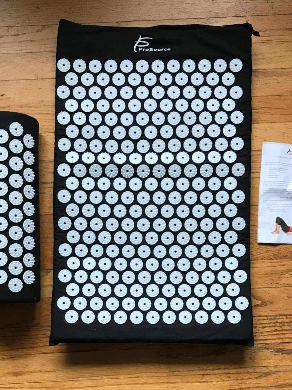 Prosource Acupressure Mat Pillow Set Back/Neck Pain Relief Applicator Kuznetsov